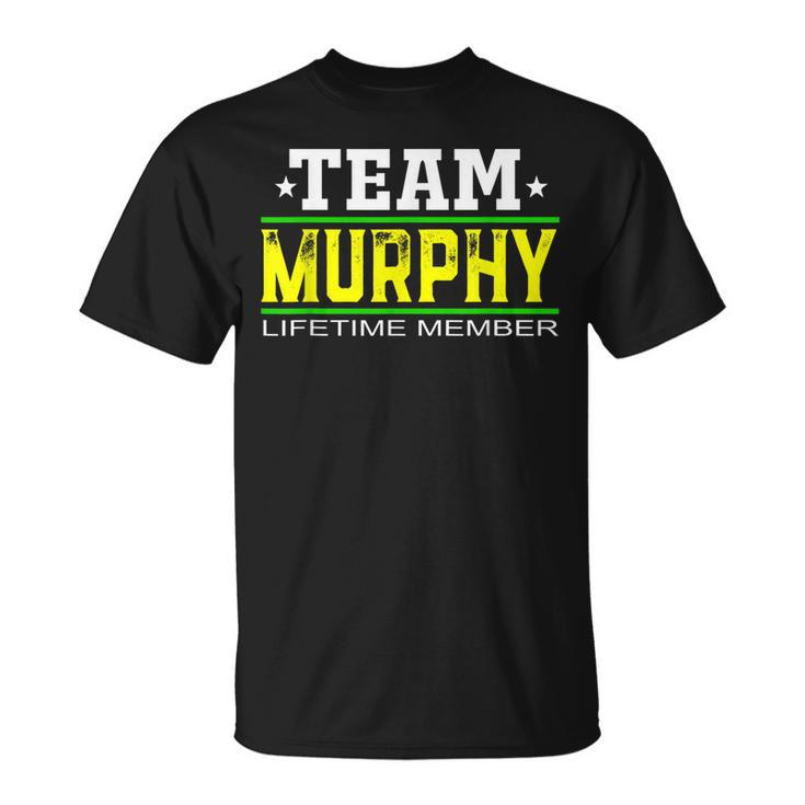 Team Murphy Lifetime Member Surname Last Name Tree Reunion T-shirt