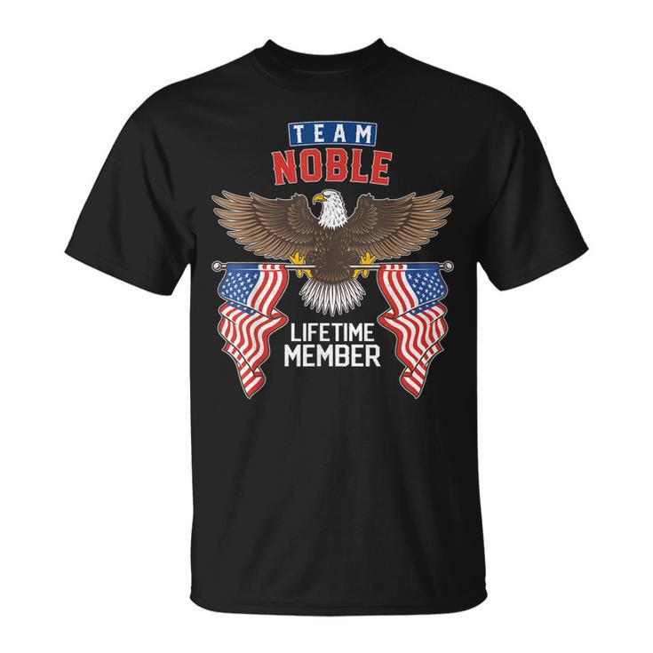 Team Noble Lifetime Member Us Flag T-Shirt