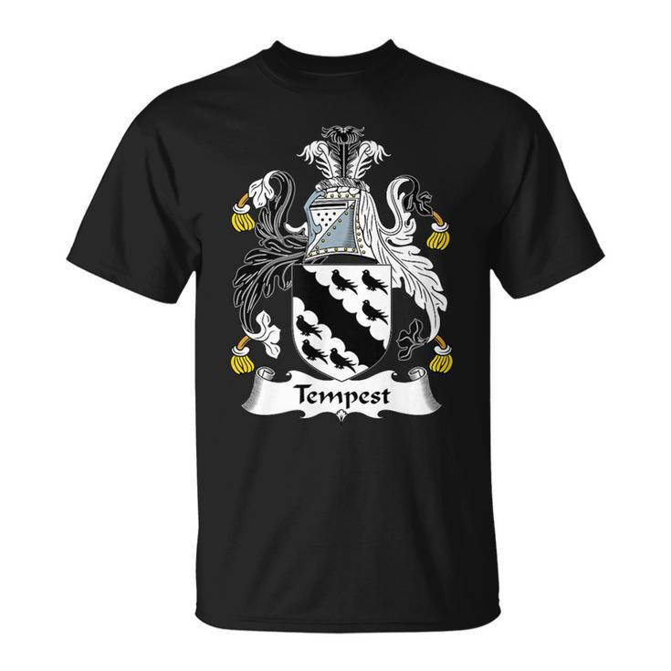 Tempest Coat Of Arms Family Crest Unisex T-Shirt