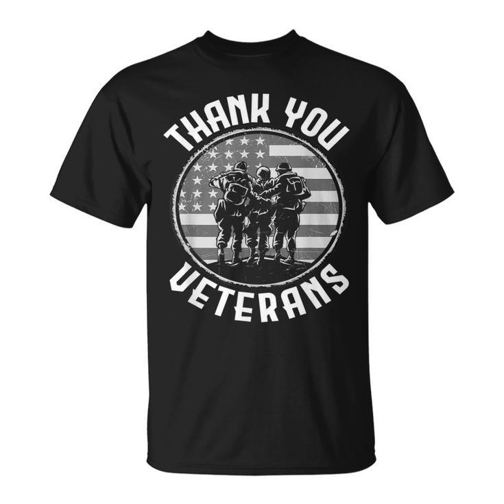 Thank You Veterans Veteran Veterans Day T-Shirt
