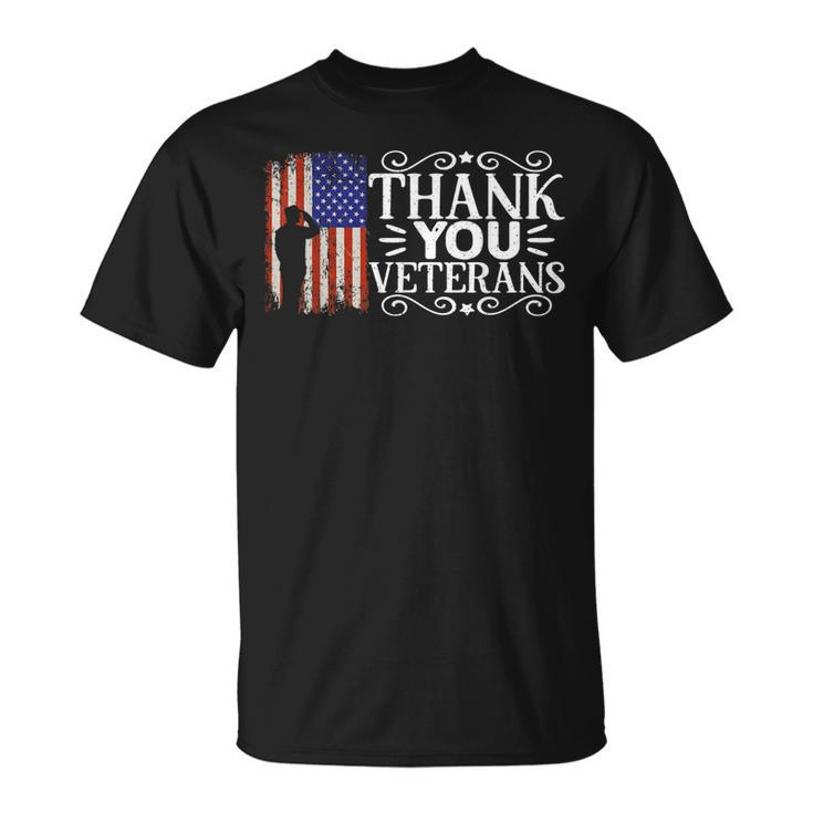 Thank You Veterans Will Make An Amazing Veterans Day V2 T-Shirt