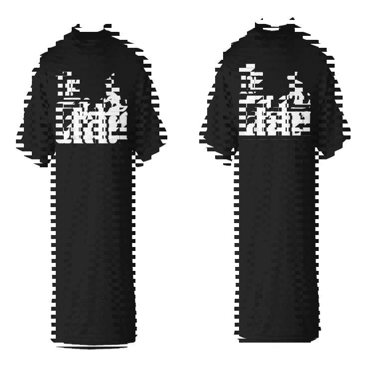 The Catfather Funny Cat Dad Father Lover Unisex T-Shirt