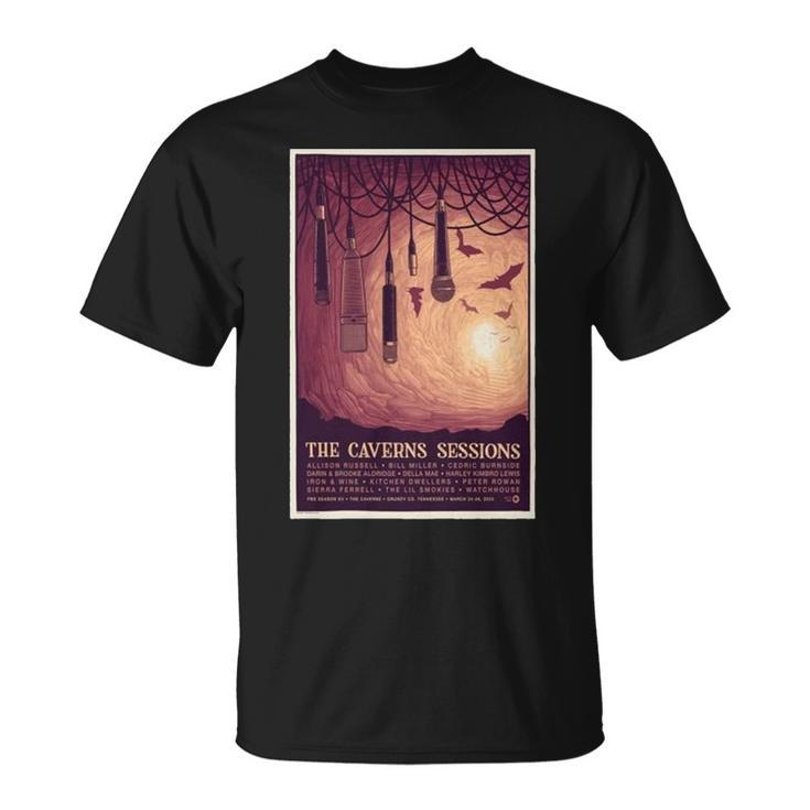 The Caverns Sessions Tennessee 2023 March 24 26 Grundy Co Poster Unisex T-Shirt