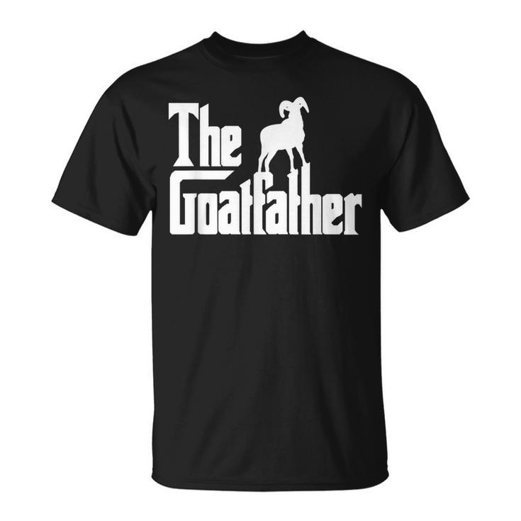 The Goatfather Funny Goat Father Lover Animal Unisex T-Shirt