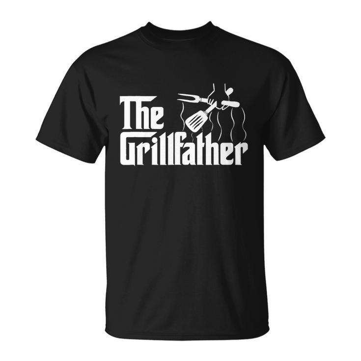 The Grillfather Bbq Grill & Smoker | Barbecue Chef Tshirt Unisex T-Shirt