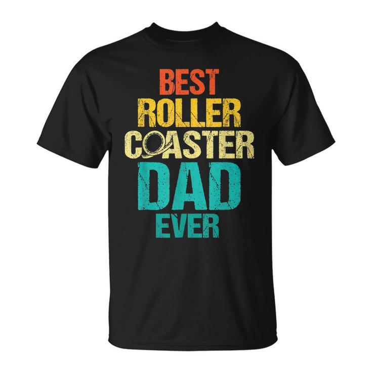 Theme Park Fathers Day Best Roller Coaster Dad Ever Gift For Mens