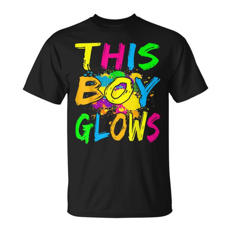 This Boy Glows Retro 80S Party   Unisex T-Shirt