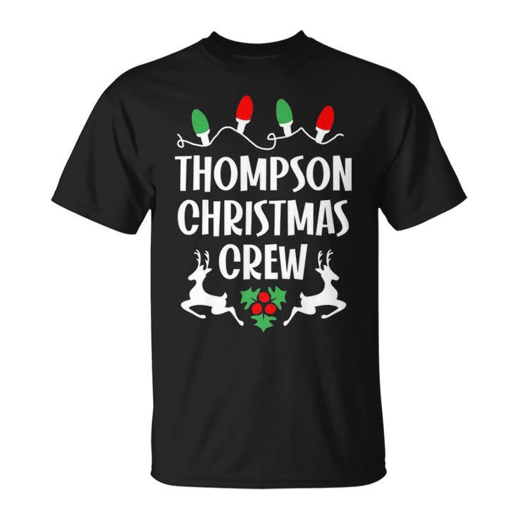 Thompson Name Gift Christmas Crew Thompson Unisex T-Shirt