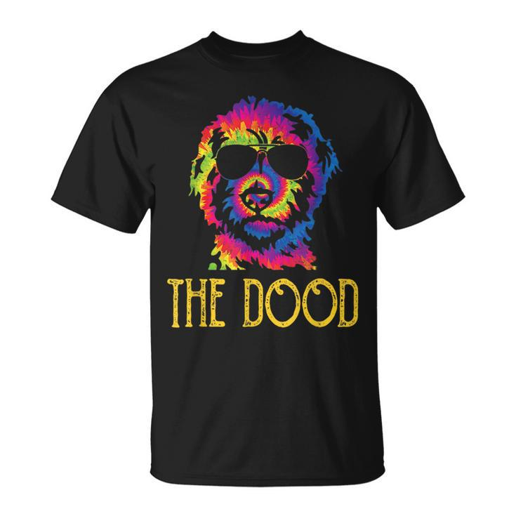 Tie Dye Best Doodle Dad Ever Goldendoodle Dog Dad Unisex T-Shirt