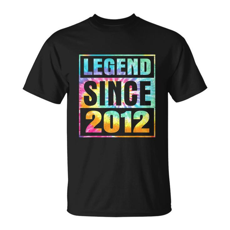 Tie Dye Legend Since 2012 10 Years Old Funny 10Th Birthday Unisex T-Shirt