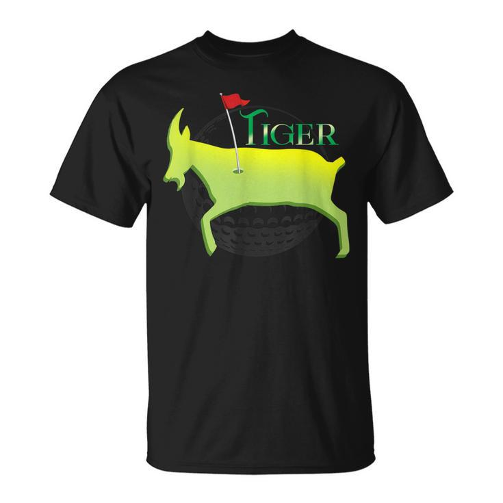 Tiger Goat - Funny Masters Golfer - Golf Ball Player  Unisex T-Shirt