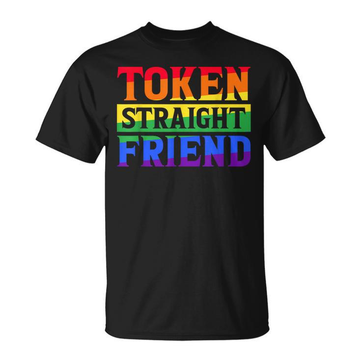 Token Straight Friend Gay Pride Lgbtq T-shirt