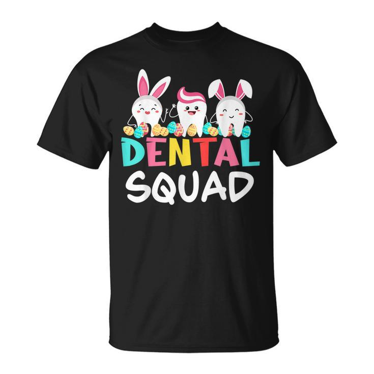 Tooth Bunny Easter Day Dentist Dental Hygienist Assistant  Unisex T-Shirt