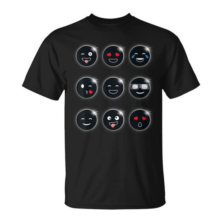 Total Solar Eclipse 04082024 Silly Faces Funny Boys Kids Unisex T 