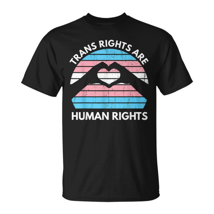 Trans Rights Are Human Rights Lgbqt Transgender  Unisex T-Shirt