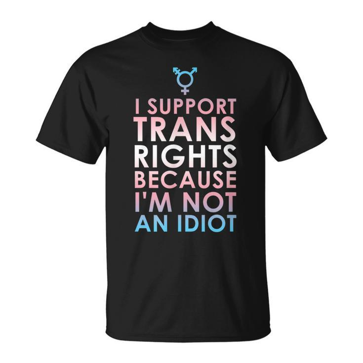 Transgender Ally Trans Pride Flag Support T-Shirt