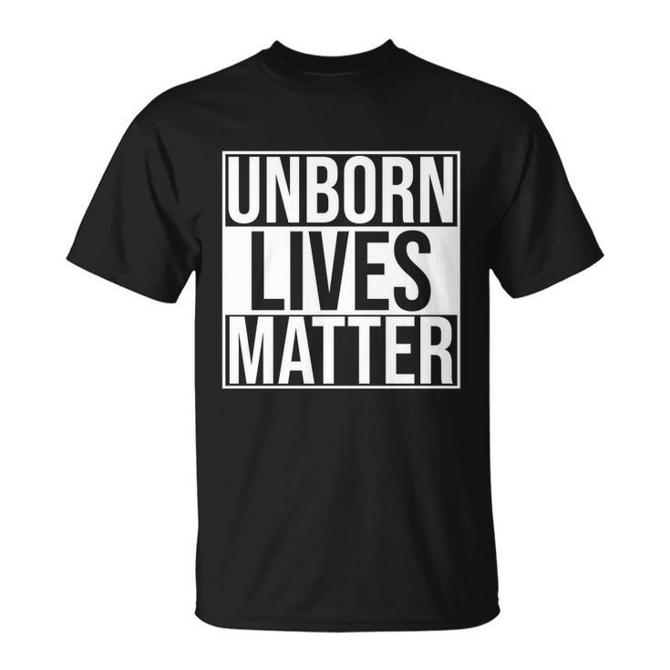 Unborn Lives Matter V2 T-shirt