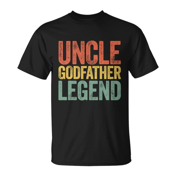 Uncle Godfather Legend Fathers Day Unisex T-Shirt