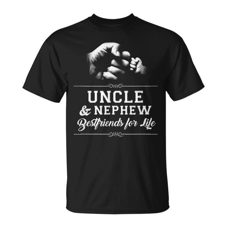 Uncle Nephew Friends Fist Bump  Avuncular Family Cool Gift For Mens Unisex T-Shirt