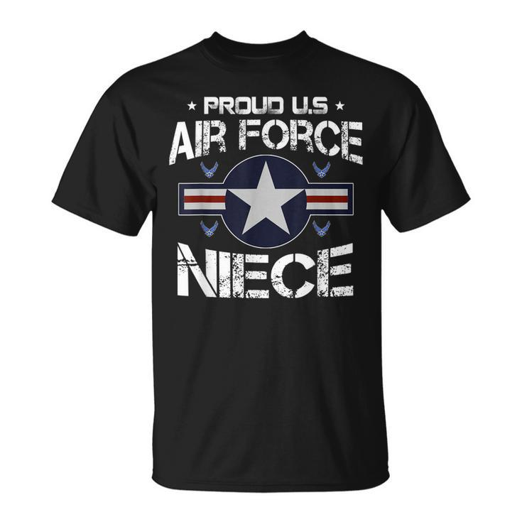 Us Air Force Proud Niece Proud Air Force Niece Veteran Day T-Shirt