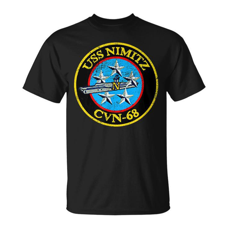 Us Aircraft Carrier Veteran Cvn-68 Nimitz T-Shirt