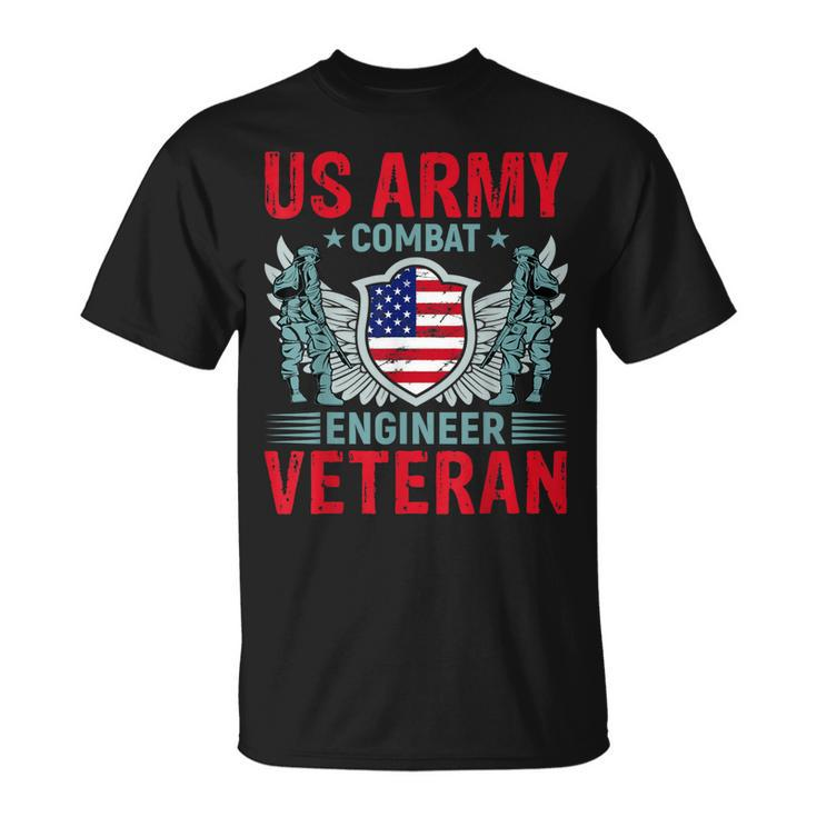 Us Army Combat Engineer Veteran  Unisex T-Shirt