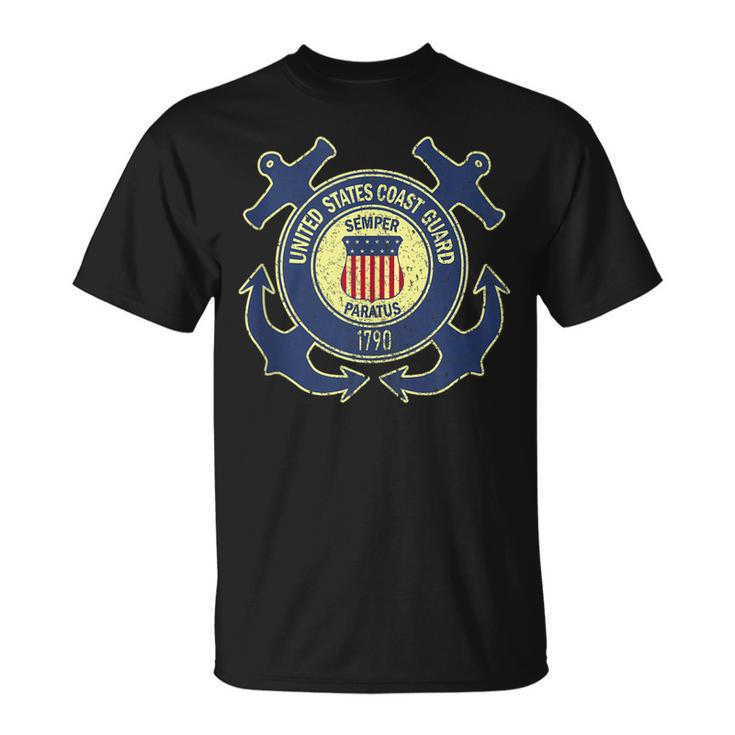 US Coast Guard Veteran Red Friday Patriotic T-Shirt