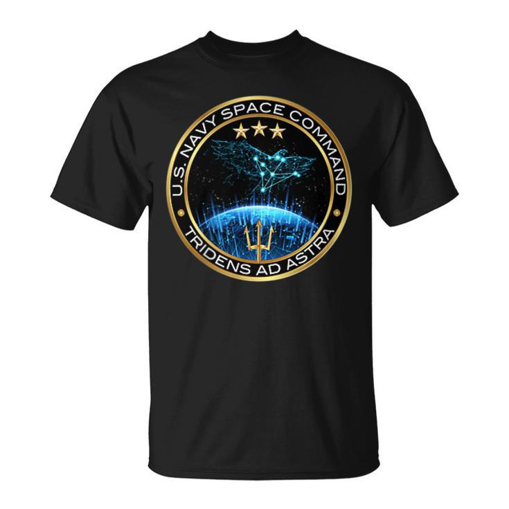 Us Navy Space Command Military Veteran Patch Unisex T-Shirt