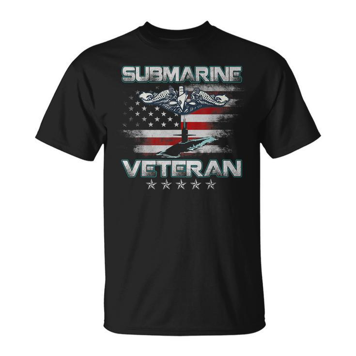 US Submarine Service Veteran Submariner Grumpy Old Vintage T-Shirt