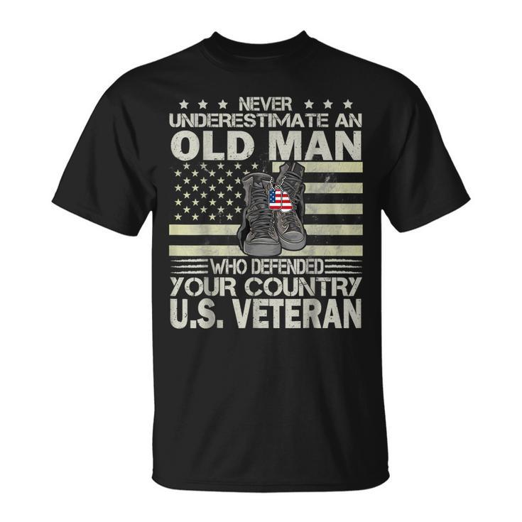 Us Veteran Veterans Day Us Patriot V4 T-Shirt