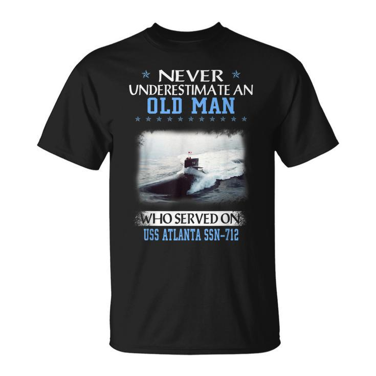 Uss Atlanta Ssn-712 Submarine Veterans Day Father Day T-Shirt