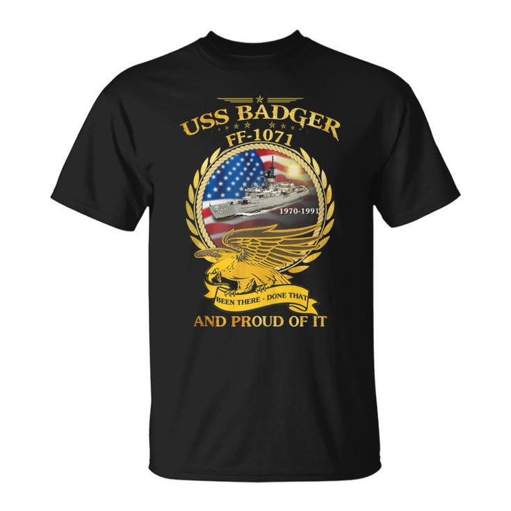 Uss Badger Ff-1071 T-Shirt