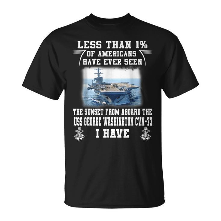 Uss George Washington Cvn-73 Aircraft Carrier T-Shirt