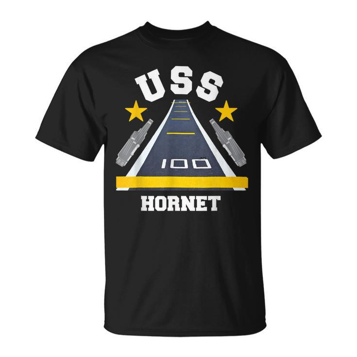 Uss Hornet Aircraft Carrier Military Veteran T-Shirt