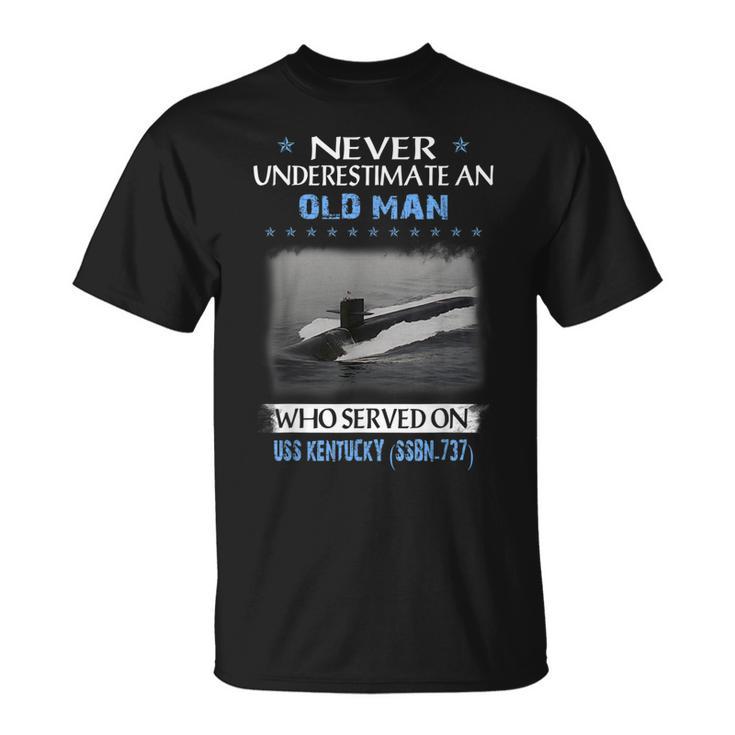 Uss Kentucky Ssbn-737 Submarine Veterans Day Father Day T-Shirt