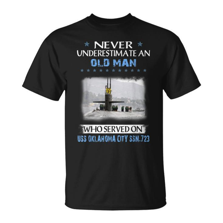 Uss Oklahoma City Ssn-723 Submarine Veterans Day Father Day T-Shirt