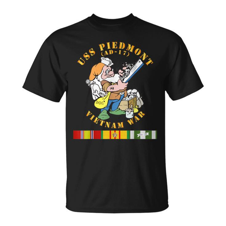 Uss Piedmont Ad-17 Vietnam War T-Shirt
