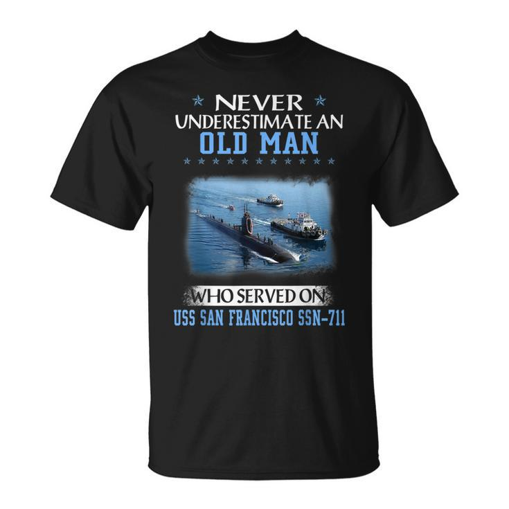 Uss San Francisco Ssn-711 Submarine Veterans Day Father Day T-Shirt