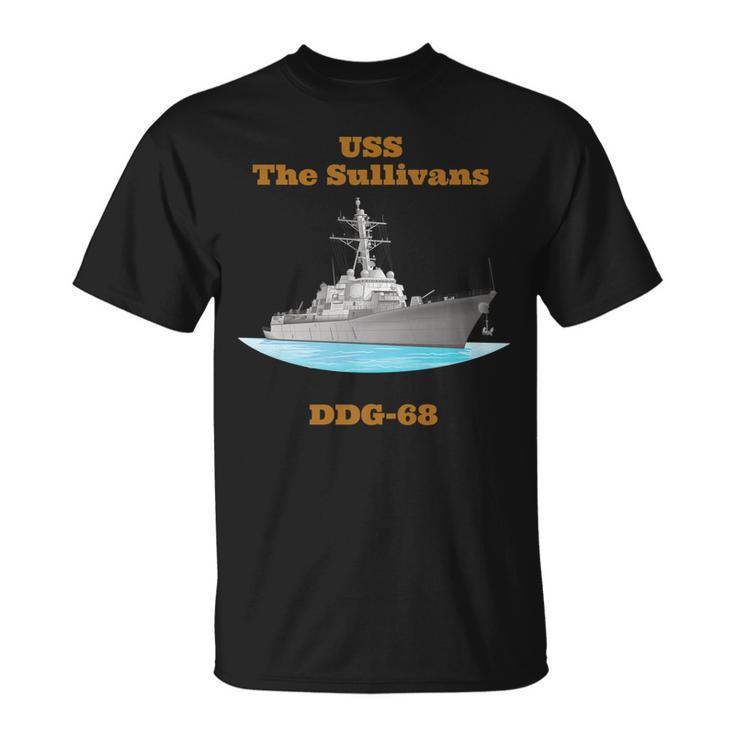 Uss The Sullivans Ddg-68 Navy Sailor Veteran T-Shirt