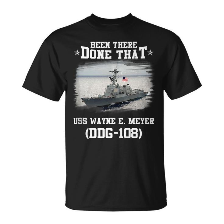 Uss Wayne E Meyer Ddg-108 Destroyer Class Father Day T-Shirt
