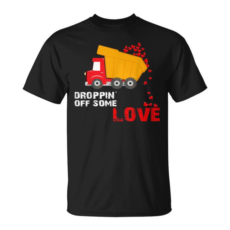 Valentines Day For Men Droppin Off Some Love Him Her T-Shirt