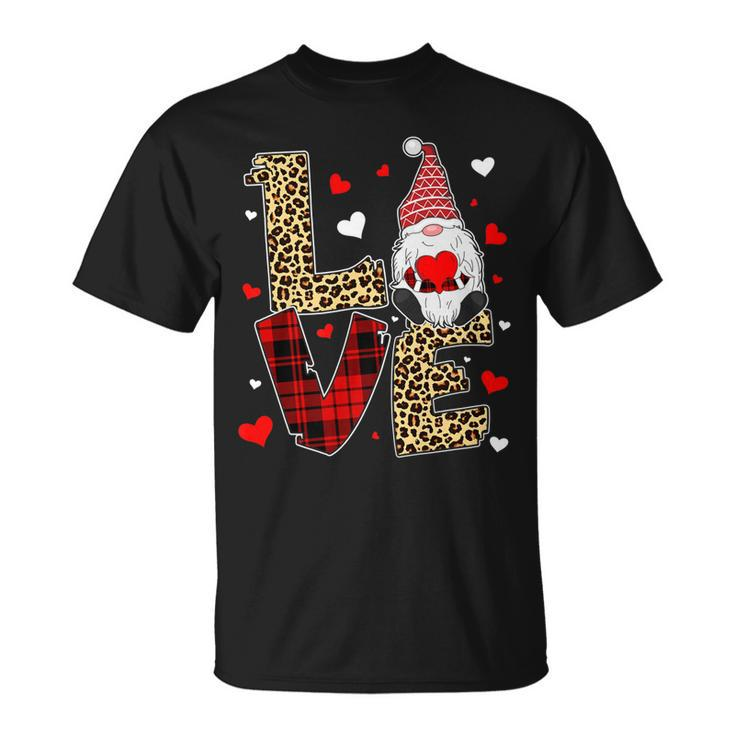 Valentines Day Love Gnome Valentine For Her Him T-Shirt