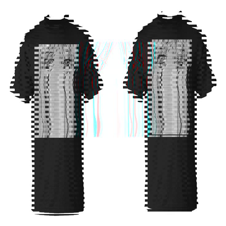 Vaporwave Aesthetic Sad Anime Girl Anime Eyes Eboy Egirl  Unisex T-Shirt