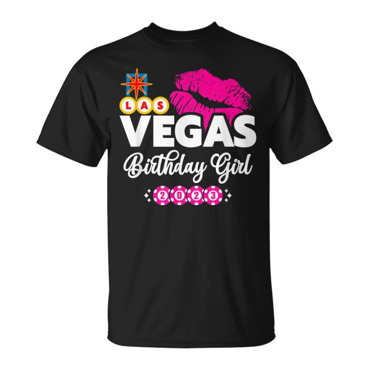 Vegas Birthday Girl - Vegas 2023 Girls Trip - Vegas Birthday  Unisex T-Shirt