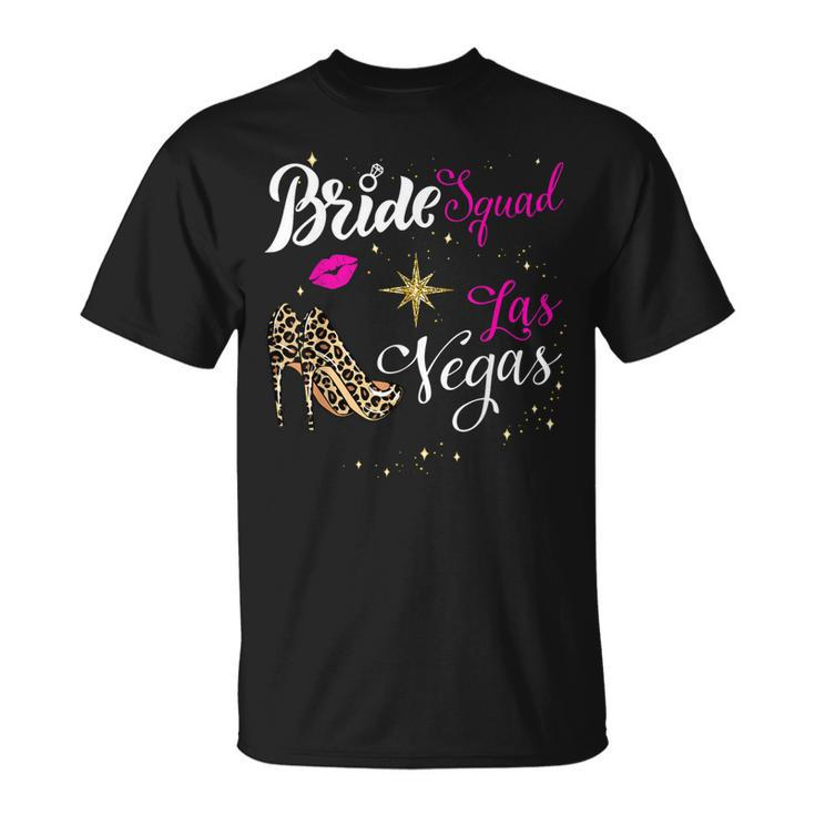 Vegas Bride Squad 2023 Married In Vegas Bachelorette Party  Unisex T-Shirt