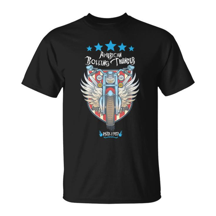 Ventage Rolling Thunder 2019 Memorial Day Veterans T-Shirt Unisex T-Shirt