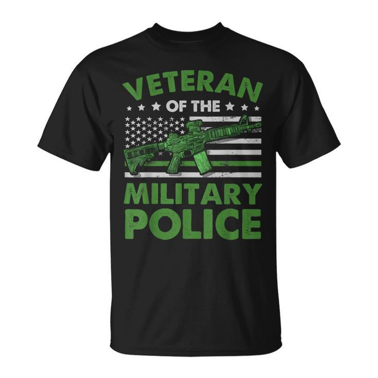 Veteran Of The Military Police T Men Retirement T-shirt