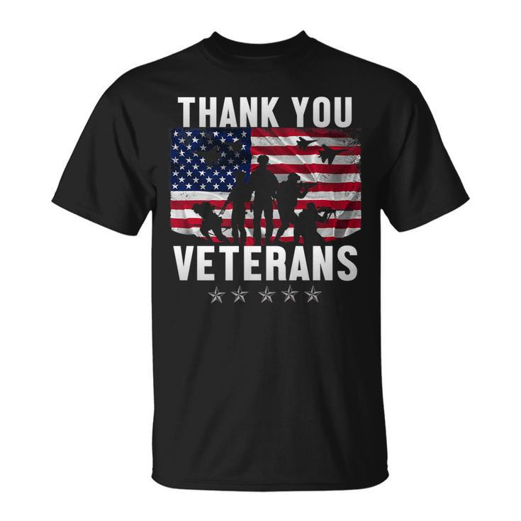 Veterans Day Thank You Veterans Proud T-Shirt
