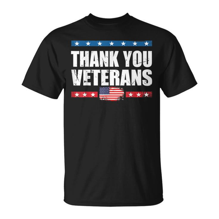 For Veterans Thank You Veterans Veterans Day T-Shirt