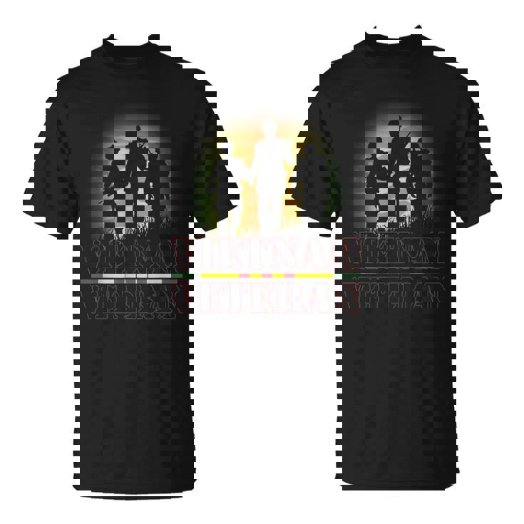 Vietnam Veteran Us Flag T  Gift | Vietnam War Vet   Unisex T-Shirt